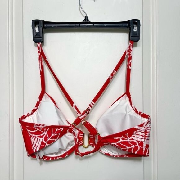 New La Blanca Underwire Draped Over the Shoulder Bikini Swimsuit Top + Bottom - Picture 8 of 16